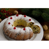 Рождественский кекс с орехами и сухофруктами