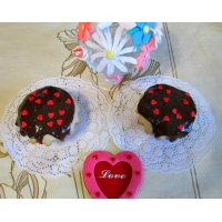 Пирог с цукатами «Сердце для любимого» 