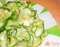 Ве-ча (корейский салат из огурцов)