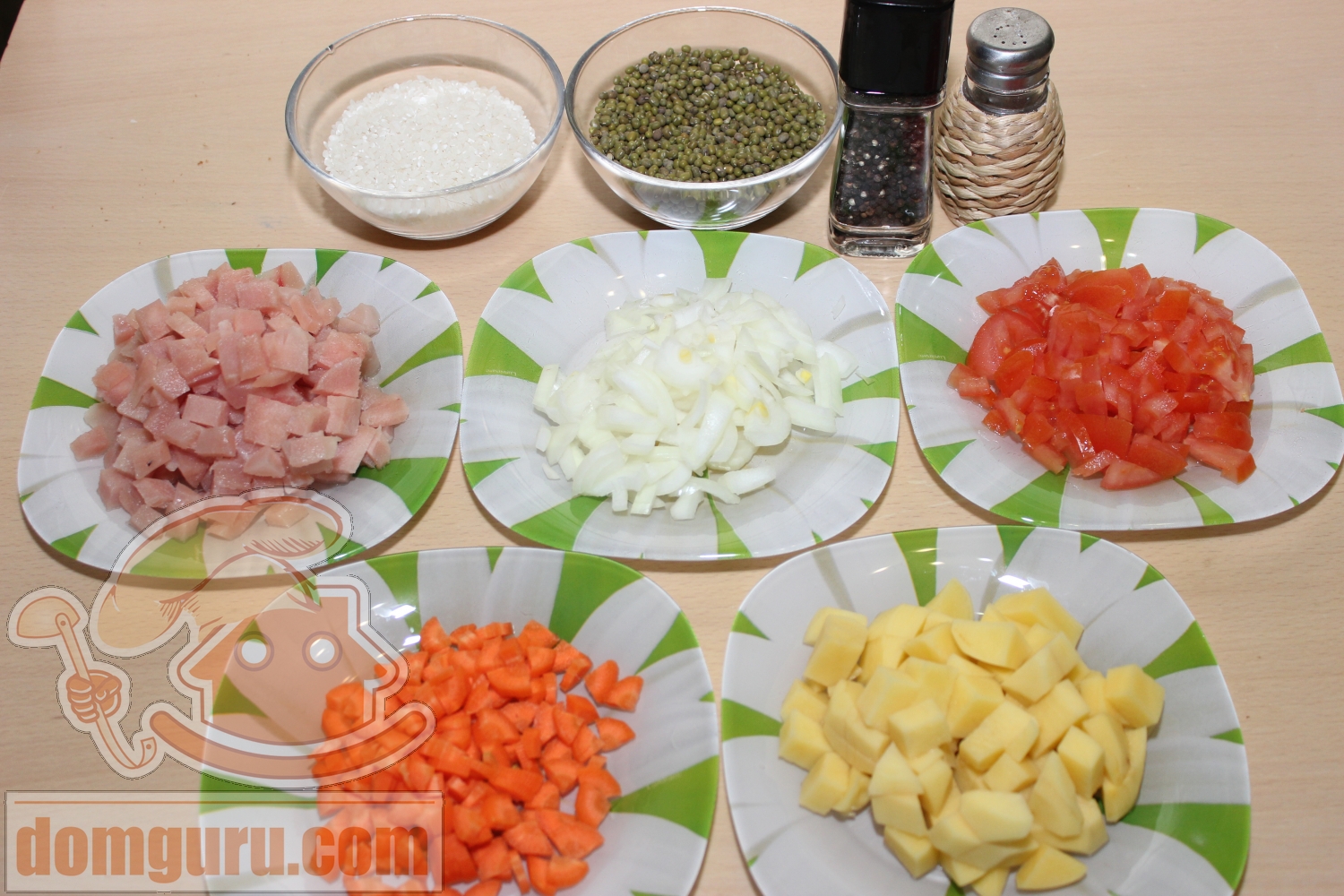 Маш с овощами в мультиварке - кулинарный рецепт.